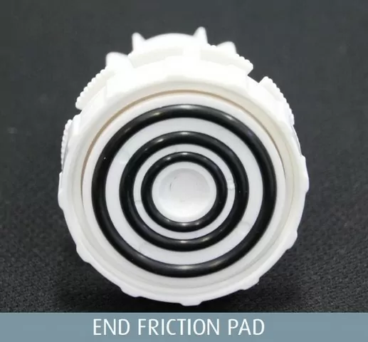 Magic fix end friction pad